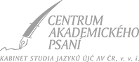 logo Centrum akademického psaní